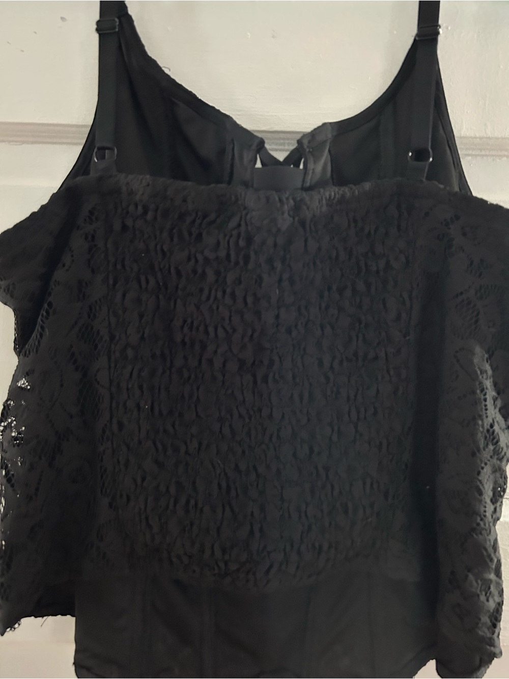 torrid Black Lace Tie-Front Cami - Picture 5 of 5